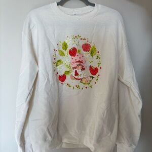 Strawberry Shortcake Oversized Crewneck Sweatshirt